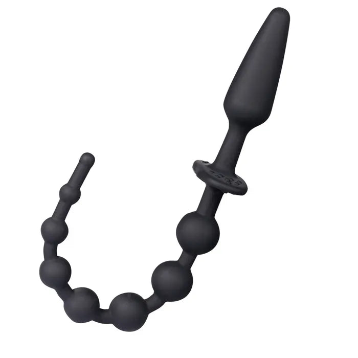 Maia SORRA Anal Plug With Beads Black Maia Toys Main image