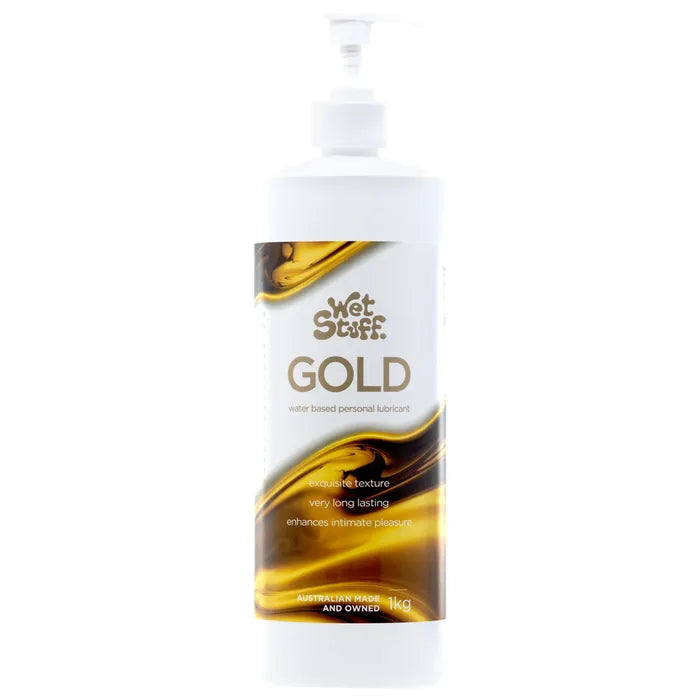 Wet Stuff Gold Water Based Lubricant 1kg Pump Bottle Wet Stuff Main image