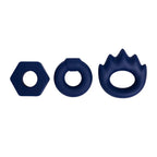 Maia LONZO Silicone Cock Rings Set of 3 Blue Maia Toys