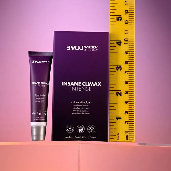 Evolved INSANE CLIMAX INTENSE Clitoral Stimulation Gel 10ml Tube Evolved