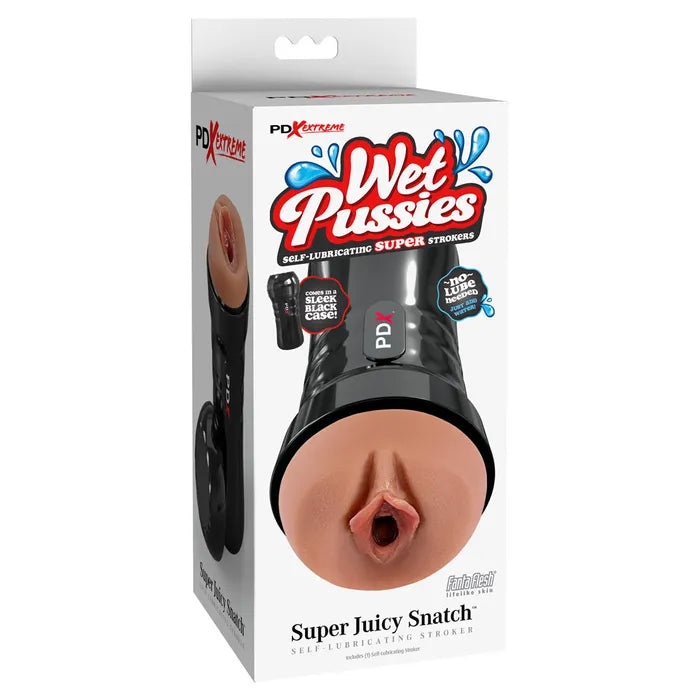 Pipedream PDX Extreme Wet Pussies Super Juicy Snatch Vagina Stroker Brown Pipedream