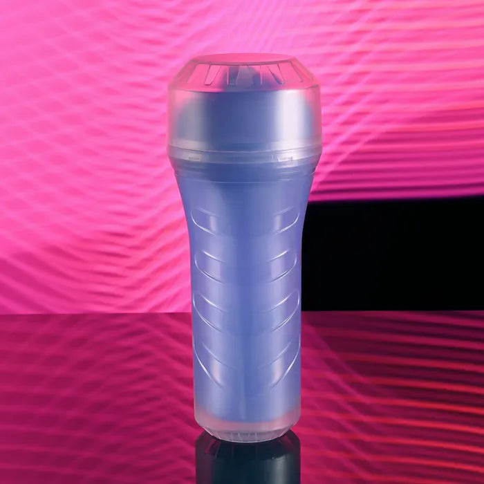 Zero Tolerance POP ON THE GLOW Glow In Dark Purple Vagina Stroker Purple Zero Tolerance