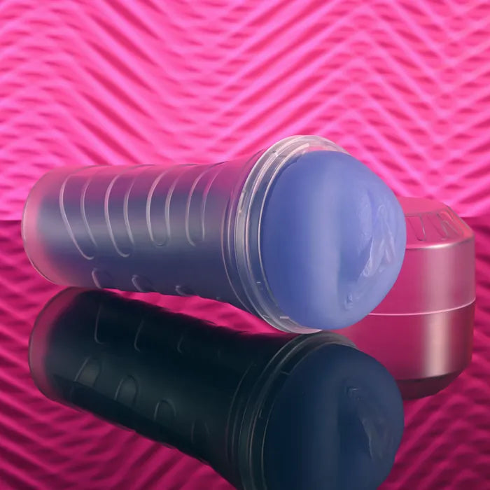 Zero Tolerance POP ON THE GLOW Glow In Dark Purple Vagina Stroker Purple Zero Tolerance
