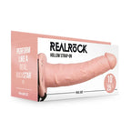 REALROCK Hollow Strap-on - 24.5 cm Black - Black 24.5 cm Hollow Strap-On Shots Toys