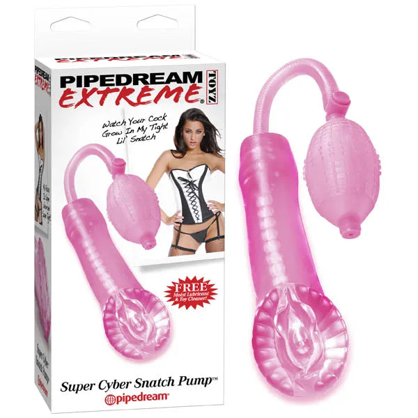 Pipedream Extreme Toyz Super Cyber Snatch Pump Masturbator Pink Pipedream Main image