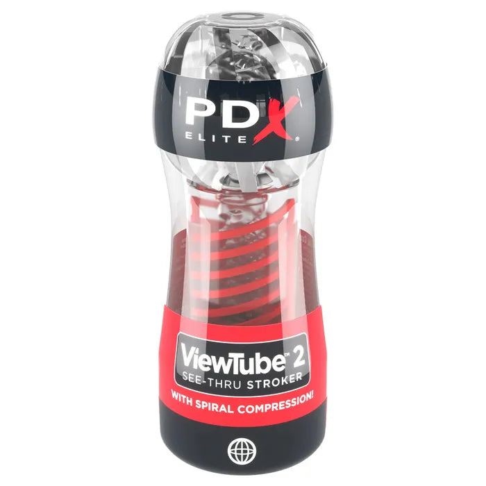 Pipedream PDX Elite Viewtube 2 Stroker Clear Pipedream Main image