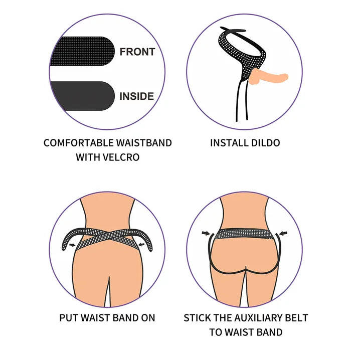 Lovetoy Ingen Easy Adjustable Strap On Harness - No Probe Included Lovetoy