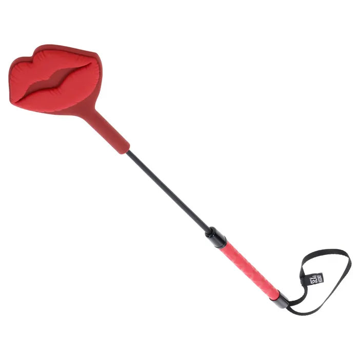 Sportsheets S&M Exs & Ohs Kiss Crop Silicone Tipped Crop Whip Sportsheets