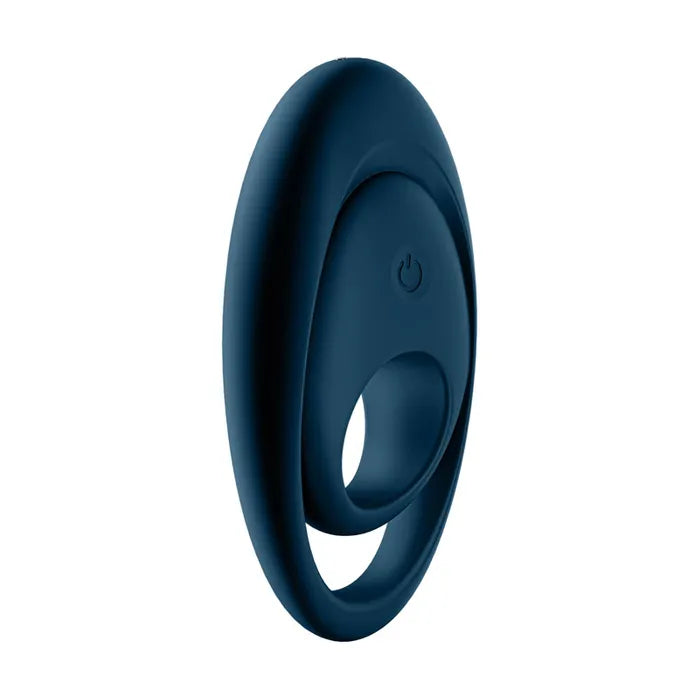 Satisfyer Glorious Duo USB Rechargeable Cock & Balls Ring Dark Blue Satisfyer