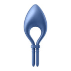Satisfyer Bullseye Vibrating Adjustable Lasso Cock Ring Blue Satisfyer