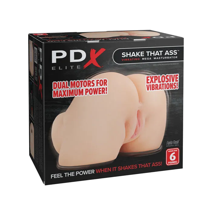 Pipedream PDX Elite Shake That Ass USB Rechargeable Vibrating Mega Masturbator Pipedream Main image