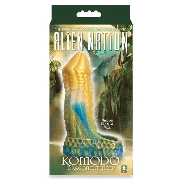 Icon Brands Alien Nation Komodo Penis Extender Fantasy Sleeve 16.5cm Icon Brands