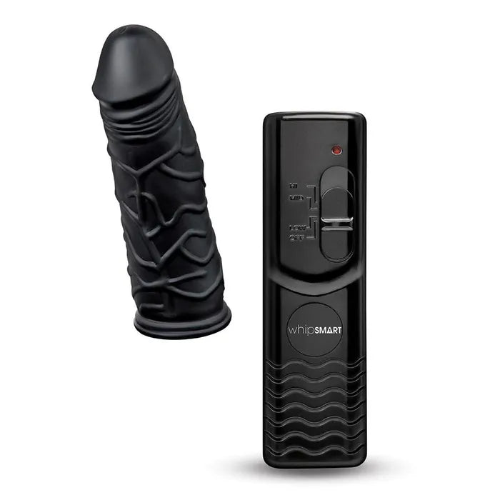 Whipsmart Inflatable Bangin Bolster Inflatable Cushion With 6'' Vibrating Dong Black WhipSmart