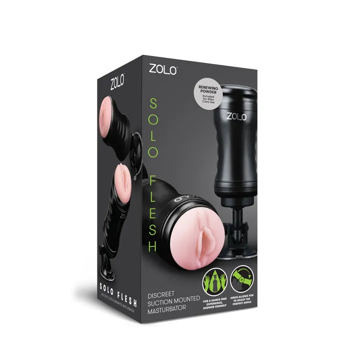 Zolo Solo Flesh Vagina Stroker With Suction Base Flesh Secondary image