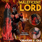 XR Brands Creature Cocks Mephisto Fantasy Dildo 18.5cm Red / Black XR Brands
