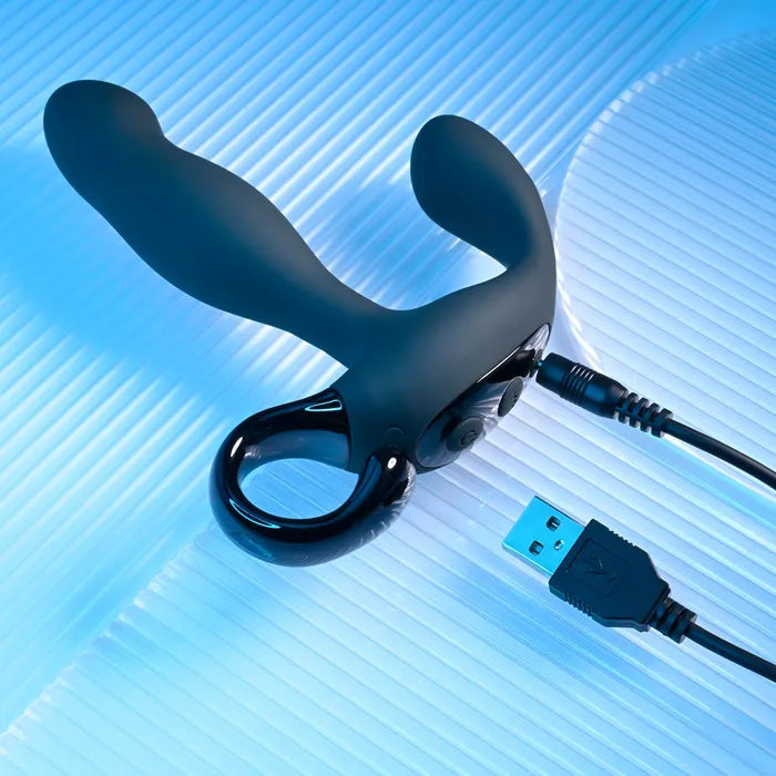Playboy Pleasure COME HITHER USB Rechargeable Vibrating Prostate Massager With Wireless Remote Control Playboy Pleasure