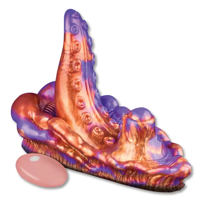Icon Brands Alien Nation Copperhead USB Rechargeable Vibrating Fantasy Grinder Pad With Remote Colourhead Icon Brands Main image