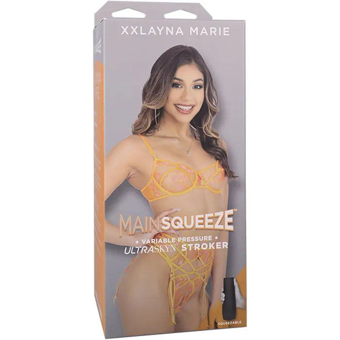 Doc Johnson Main Squeeze Xxlayna Marie Vagina Stroker Tan Doc Johnson