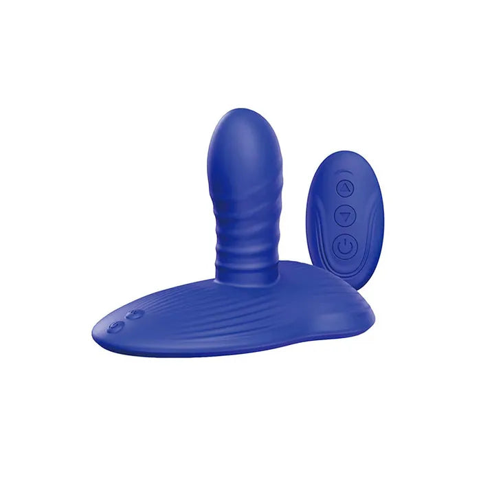 Adam & Eve THE MIDNGHT RIDER USB Rechargeable Thrusting Vibrating Grinder With Remote Control Adam & Eve Main image