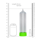 Shots Toys OUCH! Glow In The Dark Classic Penis Pump Clear / Green Shots Toys