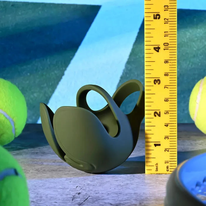 Zero Tolerance NUTTY BUDDY USB Rechargeable Vibrating Cock & Balls Ring Olive Green Zero Tolerance