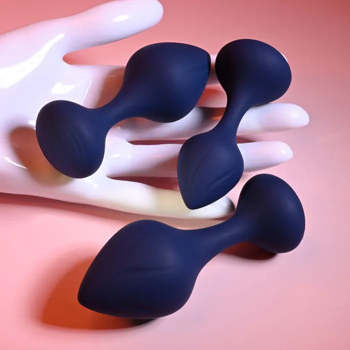 Playboy Pleasure TAIL TRAINER Butt Plugs Set of 3 Sizes Playboy Pleasure