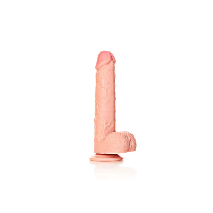 Shots Toys REALROCK Straight Realistic Dildo With Balls 9 Inch Flesh Shots Toys