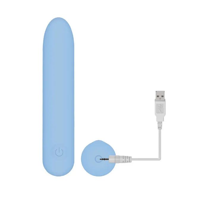 Adam & Eve Eve's Silky Sensations Rechargeable Bullet Vibrator Blue Adam & Eve