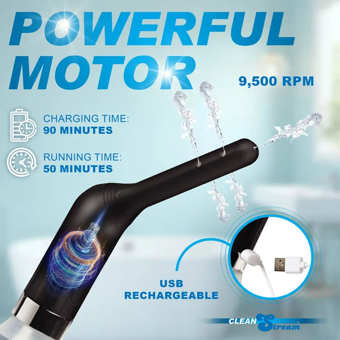 XR Brands CleanStream Automatic Enema Set USB Rechargeable Douche 350ml Capacity XR Brands