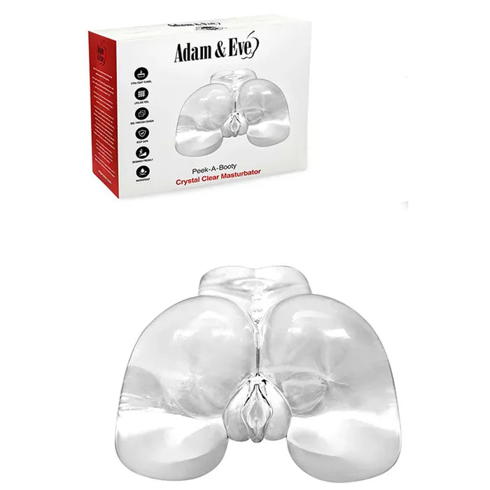 Adam & Eve PEEK A BOOTY Doggy Style Masturbator Clear Adam & Eve Main image