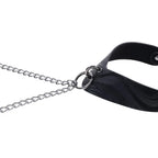 SPORTSHEETS Velvet Noir Collar & Removable Clamps Neck & Nipple Restraints Black Sportsheets