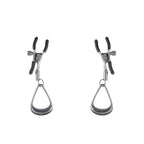 SPORTSHEETS Velvet Noir Tuggable Nipple Clamps Adjustable Nipple Restraints Sportsheets