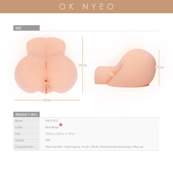 Kokos Real Hip Oknyeo Doggy Style Masturbator Flesh Kokos