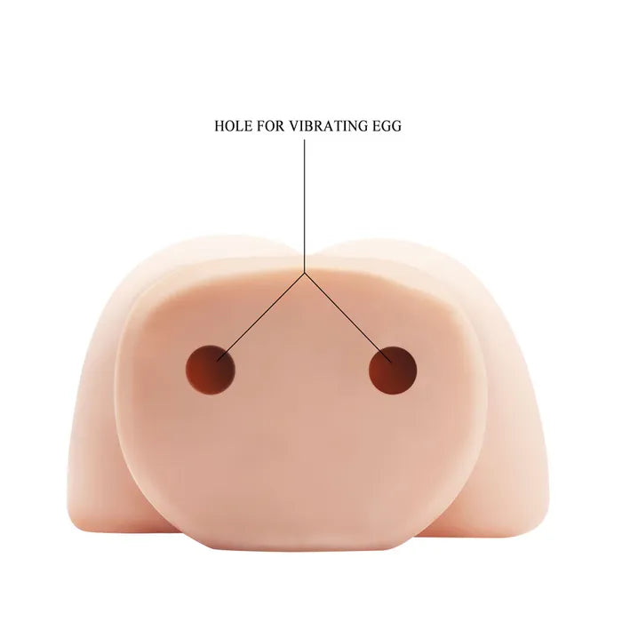 CRAZY BULL Vibrating Doggy Style Torso Masturbator Flesh Crazy Bull