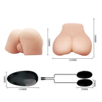 CRAZY BULL Vibrating Doggy Style Torso Masturbator Flesh Crazy Bull