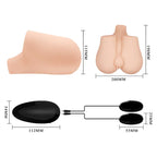 CRAZY BULL Vibrating Missionary Torso Masturbator Flesh Crazy Bull