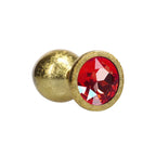 Shots Toys OUCH! Milan Collection Metal Anal Plug Set With Gem Bases Set Of 3 Sizes Shots Toys