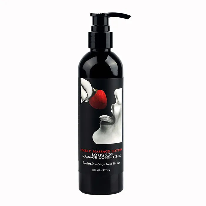 Earthly Body Flavoured Edible Massage Lotion 237ml Secondary image