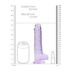 Shots Toys REALROCK Realistic Dildo With Balls 8 Inch Shots Toys