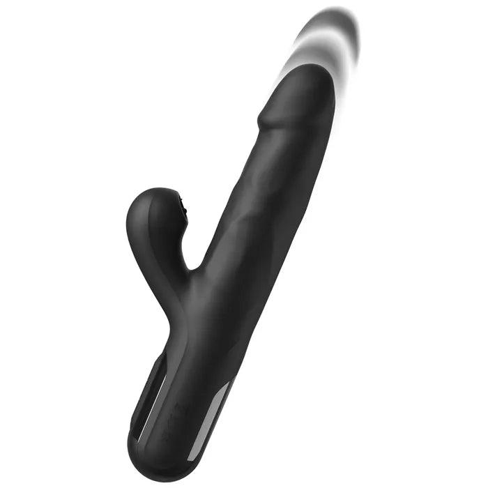 Pipedream FFS Sonix Silicone Thruster USB Rechargeable Thrusting Vibrator With Flicking Clit Stim Pipedream Main image