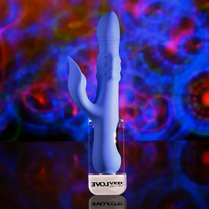 Evolved POP GOES THE O USB Rechargeable Thrusting & Bulging Rabbit Vibrator Secondary image