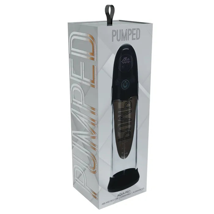 Shots Toys PUMPED Aqua Pro USB Rechargeable AI Enabled Submersible Auto Penis Pump Shots Toys
