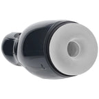 PUMPED Virtuo Gunmetal USB Rechargeable Sucking & Vibrating Auto Masturbator Shots Toys