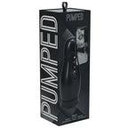 PUMPED Virtuo Gunmetal USB Rechargeable Sucking & Vibrating Auto Masturbator Shots Toys
