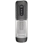 PUMPED Vortex Gunmetal USB Rechargeable Sucking Rotating & Thrusting Auto Masturbator Shots Toys