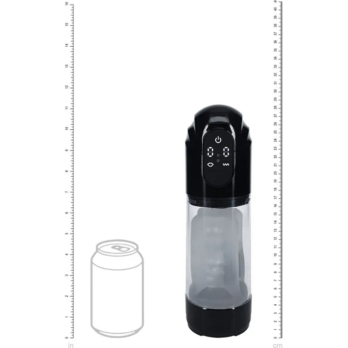 Shots Toys PUMPED TechnoThrust USB Rechargeable Auto Maturbator Shots Toys