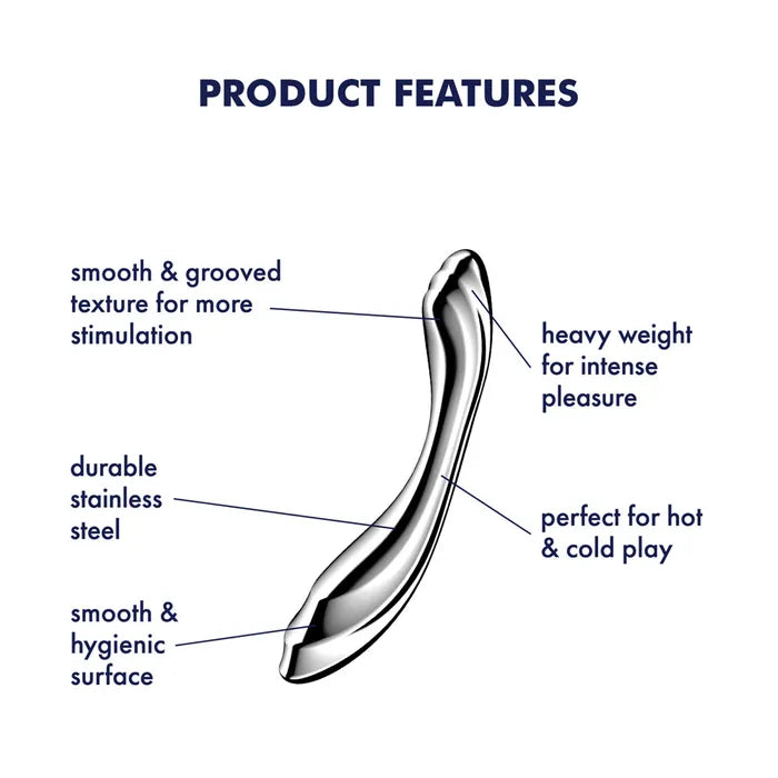 Satisfyer Pure Gravity 2 Steel Dildo 21cm Satisfyer