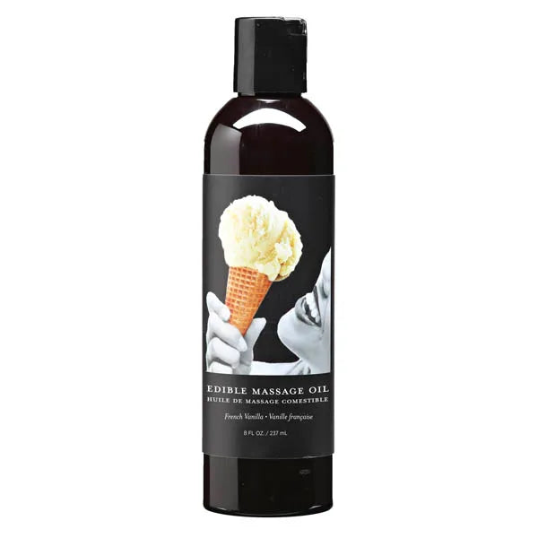 Earthly Body Flavoured Edible Massage Oil 237ml Bottle Secondary image