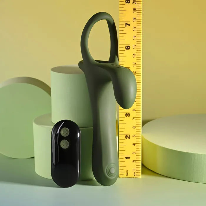 Zero Tolerance STRAP TAP & GO USB Rechargeable Vibrating & Tapping Penis Sleeve With Wireless Remote Zero Tolerance