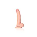 Shots Toys REALROCK Realistic Regular Curved Dong With Balls 8 Inch Shots Toys